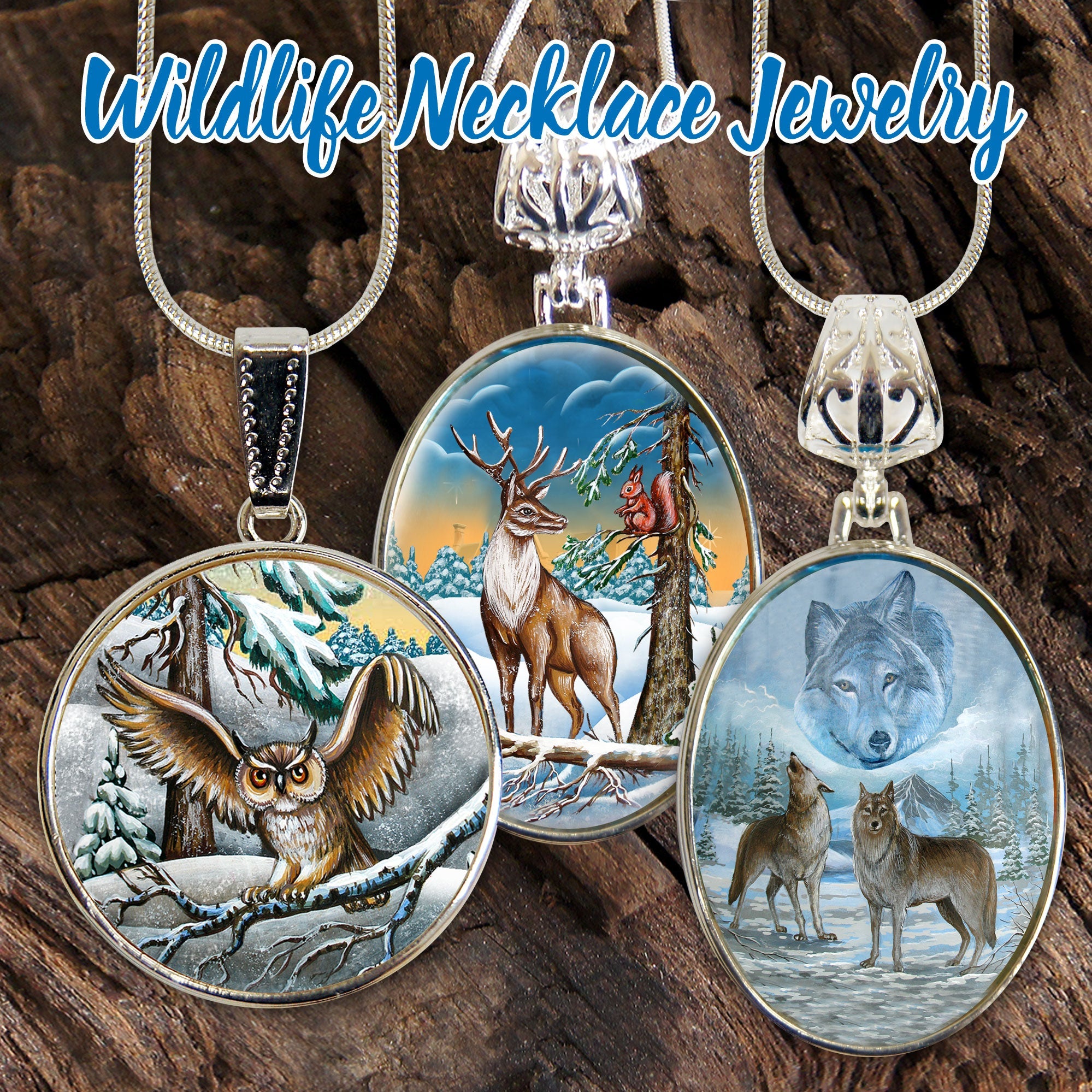 Saint Bernard Dog Silver Plated Mother of Pearl Jewelry Pendant Necklace - 44030D1