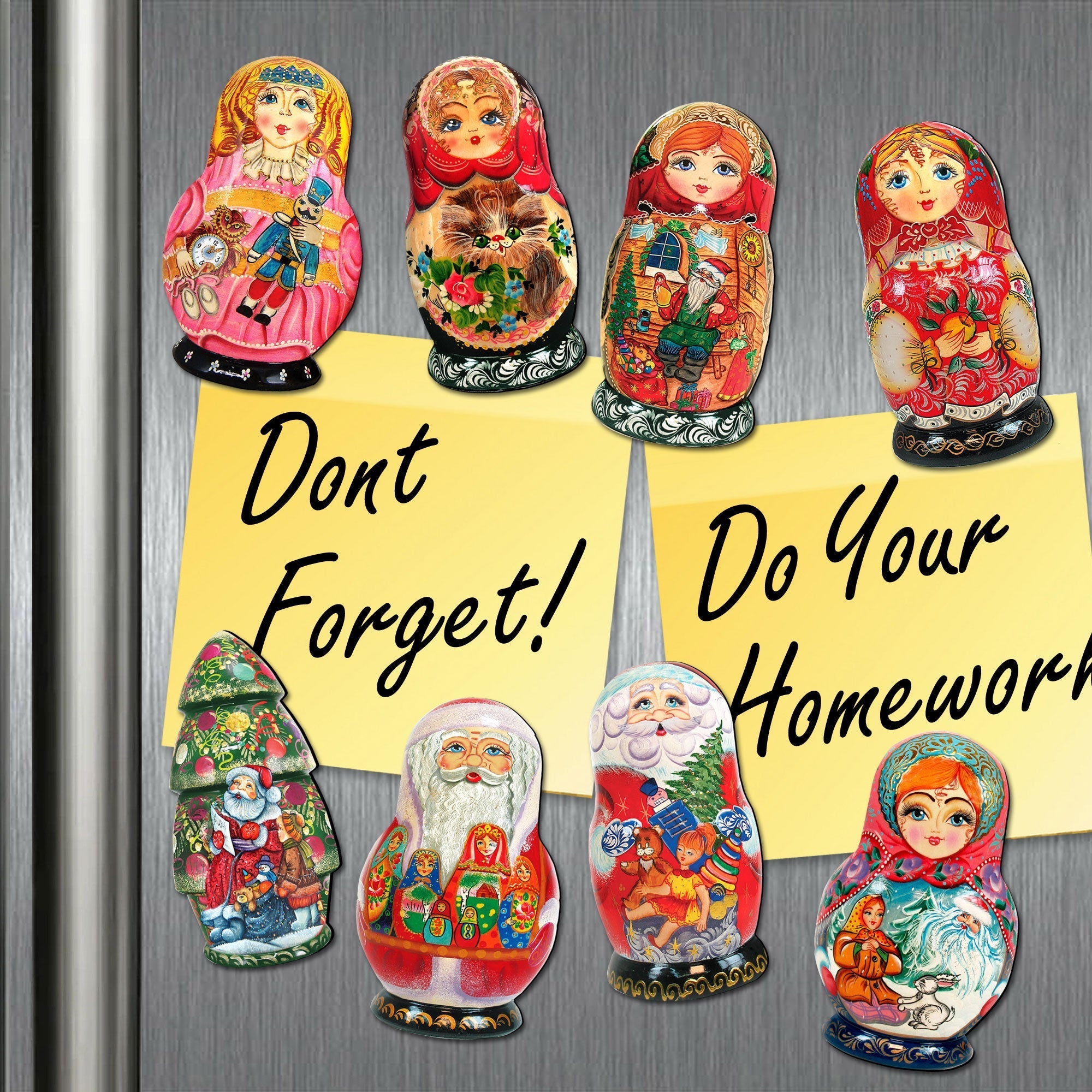 Carousel Bunny Shape Refrigerator Magnets Set of 3